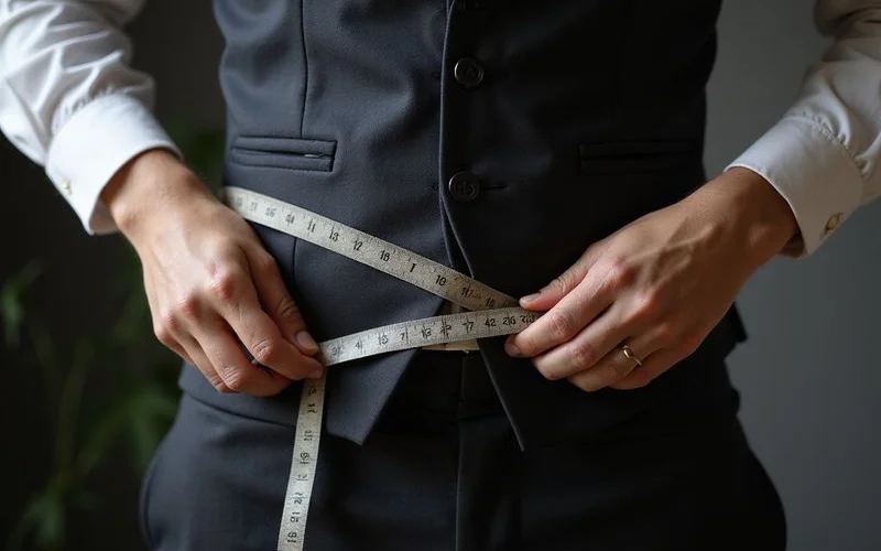 Precise measurements being taken with measuring tape