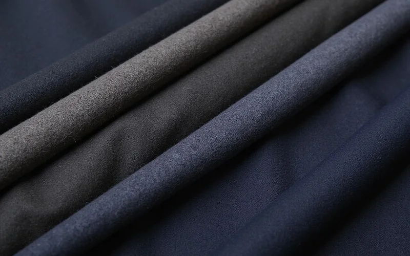 Premium British wool suiting fabric bolts from top mills